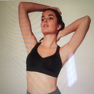 Lululemon Speed Up Bra C/D Cup Size 10 in Black